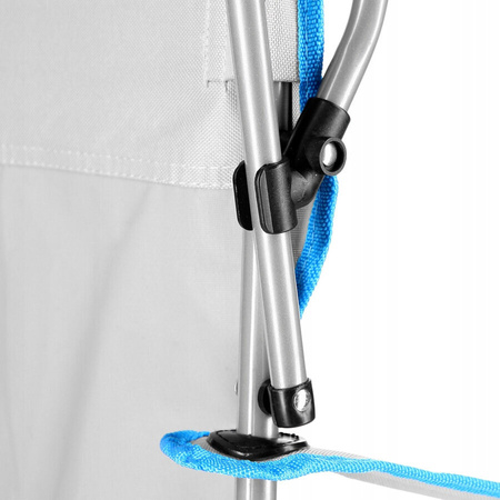 Krzesło turystyczne z daszkiem składane Nils Camp NC3087 szary