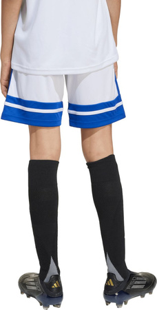 Spodenki dla dzieci adidas Squadra 25 biało-niebieskie JJ2425