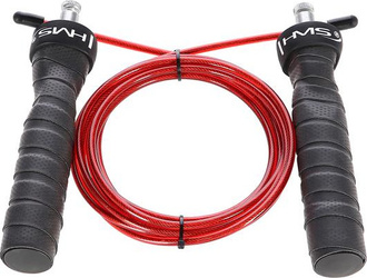 Skakanka z owijką SK48 HMS czarno/czerwona