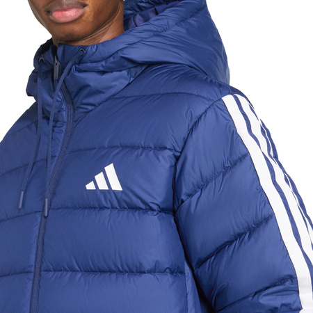 Kurtka męska adidas Essentials CLIMAWARM 3-Stripes niebieska JX7771