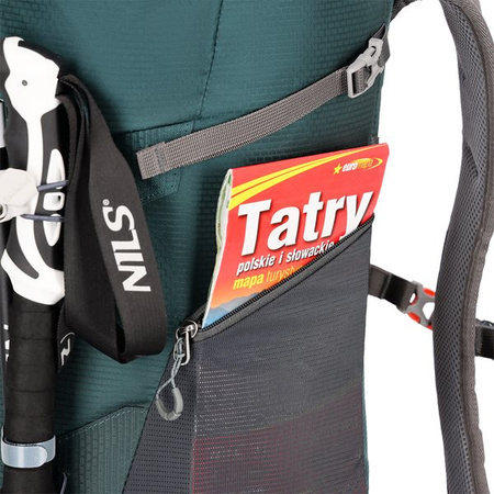 Plecak turystyczny trekkingowy górski zielony kjolen 40l Nils camp NC1938