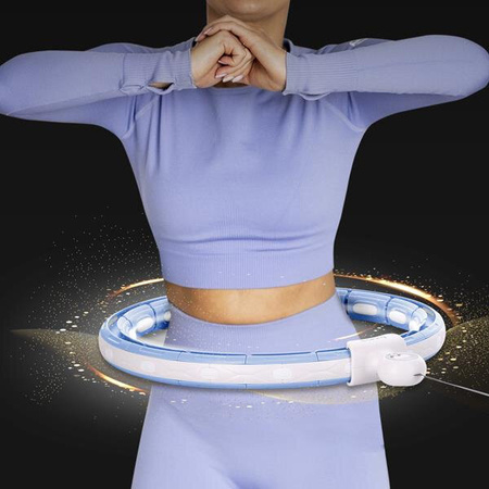 Zestaw hula hop magnetyczny z licznikiem HMS hhm15 pas wyszczuplający br163