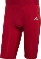 Spodenki męskie adidas Techfit Aeroready Short Tights czerwone HP0616