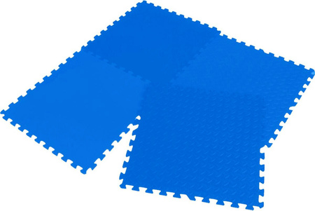 Mata puzzle piankowe eva 60x60 kpl. 4szt 12mm Enero  niebieska 