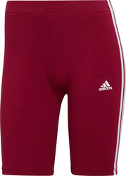 Spodenki damskie adidas W 3S BK SHO bordowe HD1801