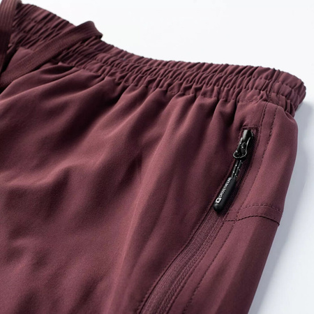 Męskie spodenki krótkie treningowe siłownia bieganie IQ Olpu bordowe rozmiar S