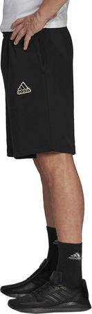 Spodenki męskie adidas Essentials Feelcomfy French Terry Shorts czarne HE1815