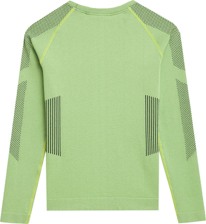 Bielizna termoaktywna bezszwowa dla chłopca 4F M093 zielona 4FJAW23USEAM093 41N