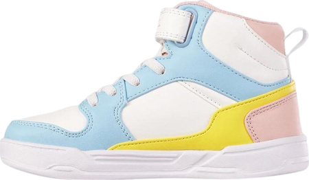 Buty sportowe szkolne miejskie dziecięce Kappa Lineup biało-niebieskie 260926K 1061