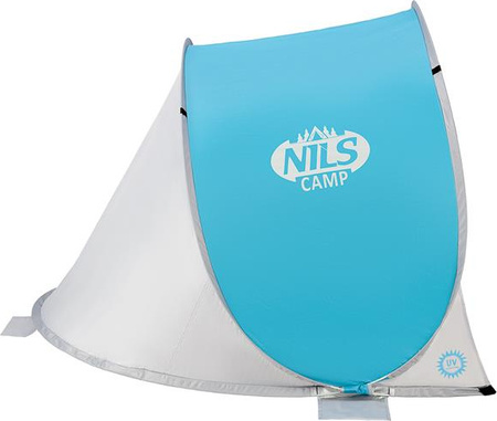 Namiot plażowy samorozkładający podłoga Nils camp nc3173 niebiesko-szary
