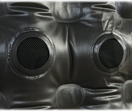 Materac welurowy dwuosobowy High Peak Multi Comfort Plus 198x137x22 cm szary 40053