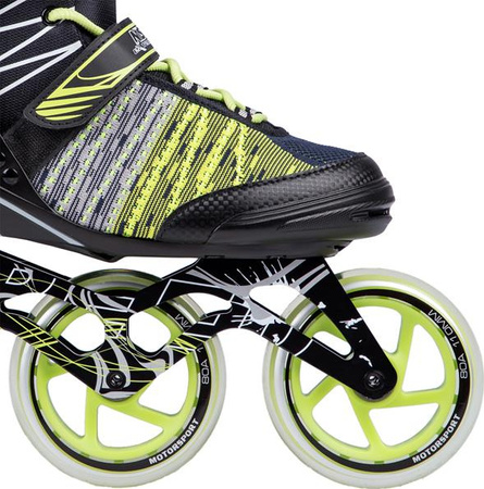 Łyżworolki Nils Extreme NA1206 czarno-zielone rozmiar 40