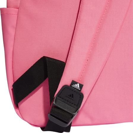 Plecak sportowy szkolny miejski adidas Classic Badge of Sport 3-Stripes różowo-czarny IK5723