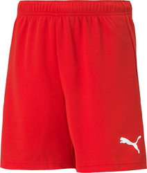 Spodenki dla dzieci Puma teamRISE Short Jr czerwone 704943 01