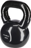 Kettlebell żeliwny pokryty winylem HMS KNV10 czarny 10 KG