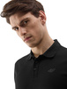 Koszulka męska polo 4F M130 czarna 4FWSS24TPTSM130 20S