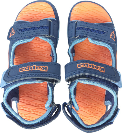 Sandały dla dzieci Kappa Milos II K granatowo-niebieskie 261017K 6764