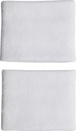 Frotka na rękę adidas Tennis WB Small OSFM biała 2 szt. HT3910