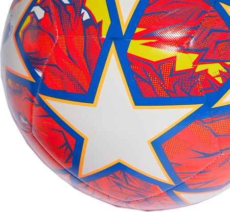 Piłka nożna adidas UCL Training biało-czerwona IN9332