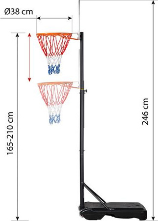 Kosz do koszykówki Nils zdk018
