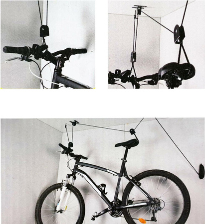 Uchwyt sufitowy rowerowy winda podnośnik na rower Dunlop max 20 kg