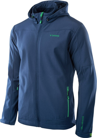 Męska kurtka przejściowa softshell membrana 5000mm Brugi 4NDR rozmiar XXL