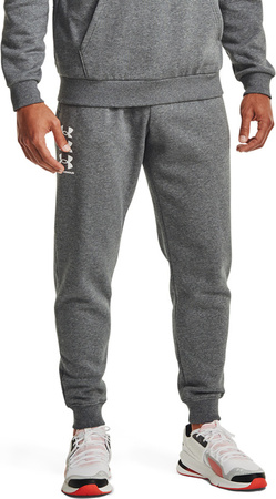 Spodnie męskie Under Armour Rival Fleece 3Logo Jogger ciemnoszare 1357131 012