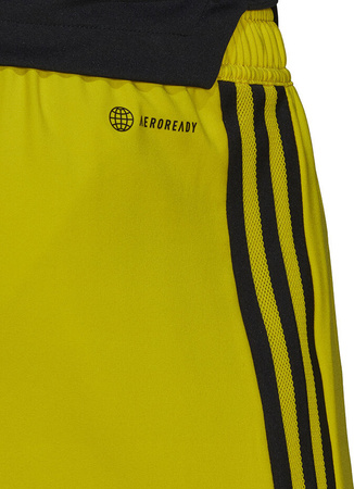 Spodenki treningowe krótkie męskie adidas Condivo 22 Match Day żółto-czarne HA3511