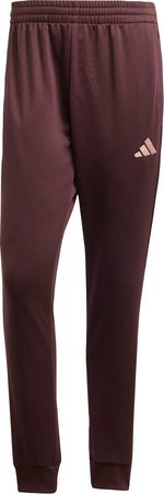 Dres męski adidas Sportswear Basic 3-Stripes French Terry brązowy JI8872