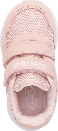 Buty sportowe szkolne miejskie dziecięce Kappa Cracker II różowo-białe 280009M 2110