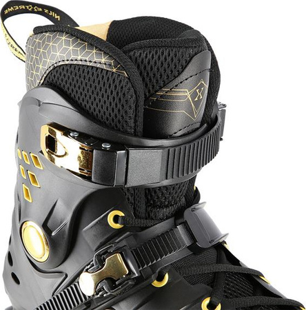 Łyżworolki slalomowe Nils Extreme NA20006 czarno-złoty rozmiar 38