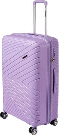 Walizka podróżna na kółkach twarda Iguana Cantabria II 97 lavender 97 litrów 75 x 48 x 30 cm