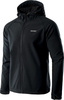Męska kurtka przejściowa softshell Hi-Tec Neti II membrana 8000mm czarna rozmiar XXL