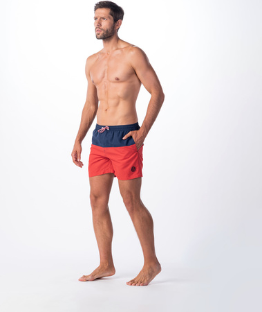 Męskie Szorty Drakon poppy red/patriot blue rozmiar XL