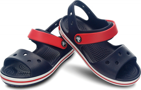 Sandały dla dzieci Crocs Crocband Sandal Kids granatowo czerwone 12856 485
