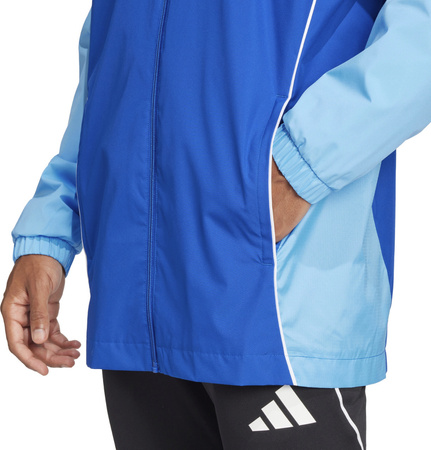 Kurtka męska adidas Tiro 25 Competition All-Weather niebieska JI8930