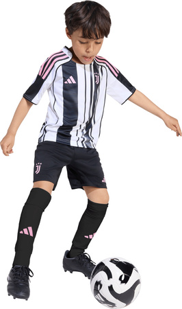 Zestaw dzięciecy komplet sportowy koszulka spodenki adidas Juventus 25/26 Home biało-czarny JN5220