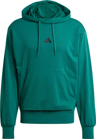 Bluza męska adidas Essentials Feelcozy French Terry zielona JE3841