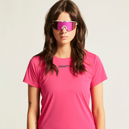 Damska Koszulka Z Krótkim Rękawem Core Essence Ss Tee 2 W light navy melange rozmiar XS