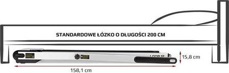 Bieżnia elektryczna z biurkiem treningowa HMS LOOP12