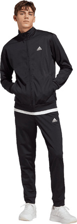 Dres męski adidas Linear Logo Tricot Track Suit czarny IC6775