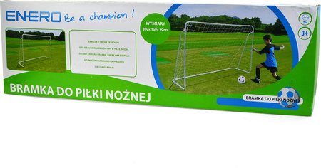 Bramka do piłki nożnej Enero z siatką 240x150x90cm 1003160
