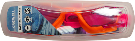 Okularki pływackie Crowell GS3 Reef różowo-pomarańczowe 05