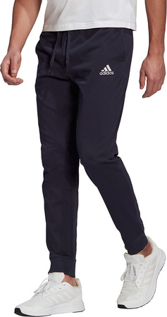 Spodnie męskie adidas Essentials Single granatowe GK9259