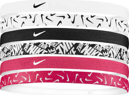 Opaska Printed Headbands 6pk  black/grey/rm2 rozmiar S/M