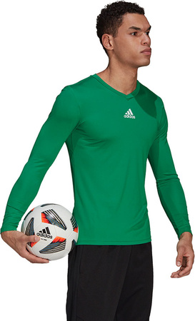 Koszulka termoaktywna męska adidas Team Base Tee zielona GN7504