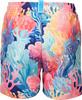 Dziecięce Szorty Boy's Arena Water Prints Beach Boxer Ao  racing red/bright white rozmiar 8-9
