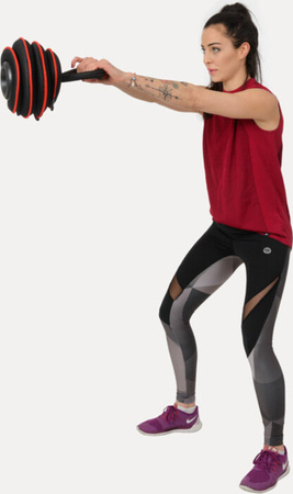 Kettlebell regulowany miękki 20 LBS HMS KRM20 0,6 - 8,75 kg