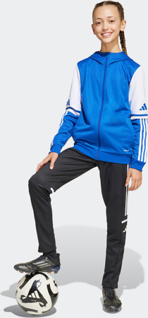 Bluza dla dzieci adidas Squadra 25 Hoodie niebiesko-biała JD4802