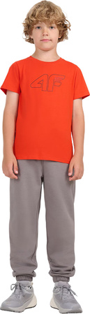 Koszulka dla chłopca 4F M2417 pomarańczowa 4FJWAW25TTSHM2417 62S